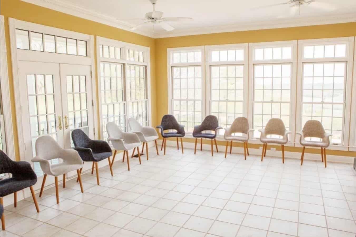 group meeting room at mental health facility in Taft, TN